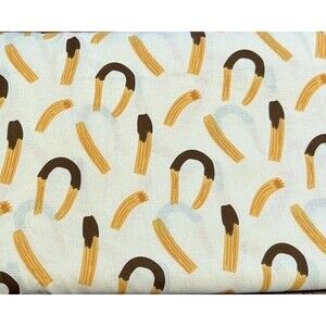 By the 1/2 Yard, 44" Wide, Churros Cotton Fabric